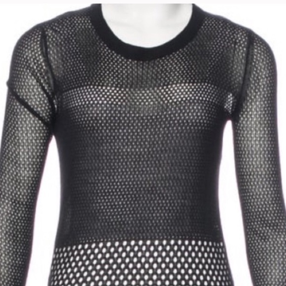 Iro small open knit sweater/shirt longer length - Picture 3 of 5